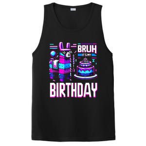 Bruh Its My Birthday Llama Pinata Boy Girl Family Party Bday PosiCharge Competitor Tank