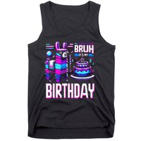 Bruh Its My Birthday Llama Pinata Boy Girl Family Party Bday Tank Top