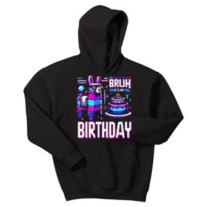 Bruh Its My Birthday Llama Pinata Boy Girl Family Party Bday Kids Hoodie