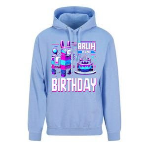 Bruh Its My Birthday Llama Pinata Boy Girl Family Party Bday Unisex Surf Hoodie