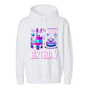 Bruh Its My Birthday Llama Pinata Boy Girl Family Party Bday Garment-Dyed Fleece Hoodie