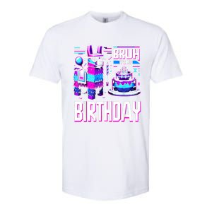 Bruh Its My Birthday Llama Pinata Boy Girl Family Party Bday Softstyle CVC T-Shirt