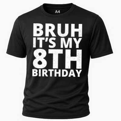 Bruh ItS My 8th Birthday Vintage Party Performance Shirt