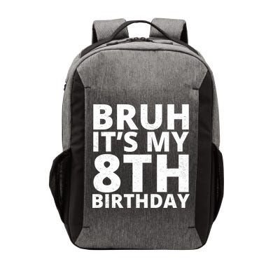 Bruh ItS My 8th Birthday Vintage Party Vector Backpack