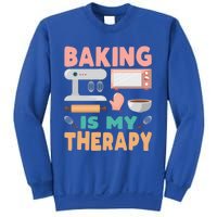 Baking Is My Therapy Funny Baker's Funny Gift Sweatshirt