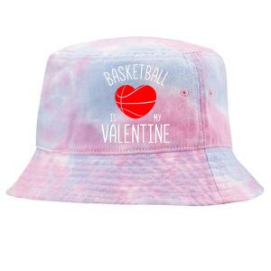 Basketball is My Valentine Tie-Dyed Bucket Hat