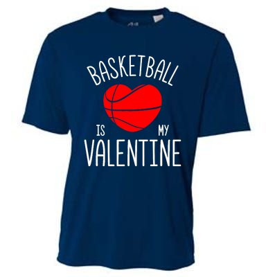 Basketball is My Valentine Cooling Performance Crew T-Shirt