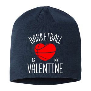 Basketball is My Valentine Sustainable Beanie