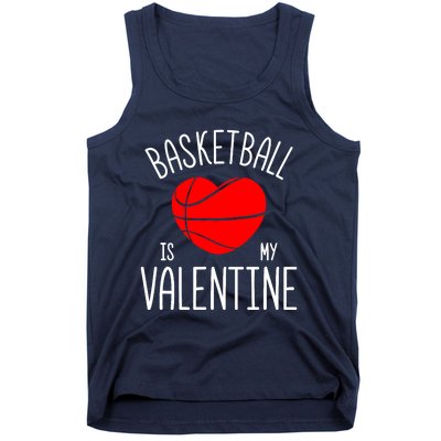 Basketball is My Valentine Tank Top