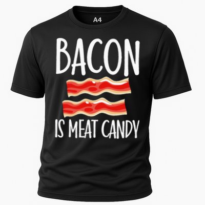 Bacon Is Meat Candy Gift Pig Costume BBQ Lover Grilling Pork Performance Shirt