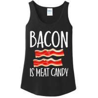 Bacon Is Meat Candy Gift Pig Costume BBQ Lover Grilling Pork Ladies Essential Tank