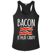 Bacon Is Meat Candy Gift Pig Costume BBQ Lover Grilling Pork Ladies PosiCharge Competitor Racerback Tank