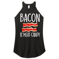 Bacon Is Meat Candy Gift Pig Costume BBQ Lover Grilling Pork Women's Perfect Tri Rocker Tank