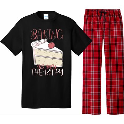 Baking Is My Therapy Baking Baker Gift Pajama Set