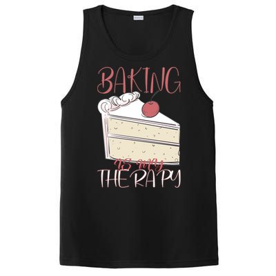 Baking Is My Therapy Baking Baker Gift PosiCharge Competitor Tank