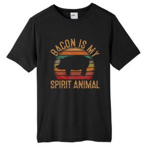 Bacon Is My Spirit Animal Gift Retro BBQ Costume Pork Grill Tall Fusion ChromaSoft Performance T-Shirt