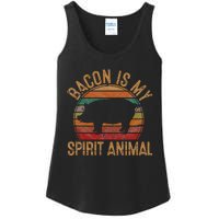 Bacon Is My Spirit Animal Gift Retro BBQ Costume Pork Grill Ladies Essential Tank