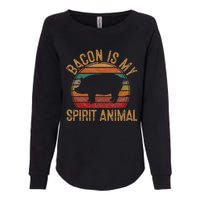 Bacon Is My Spirit Animal Gift Retro BBQ Costume Pork Grill Womens California Wash Sweatshirt