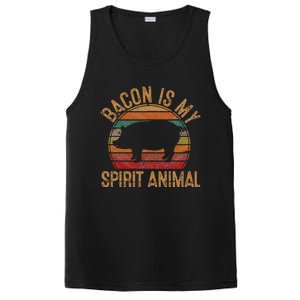 Bacon Is My Spirit Animal Gift Retro BBQ Costume Pork Grill PosiCharge Competitor Tank