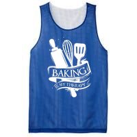 Baking Is My Therapy Funny Baking Gift Funny Gift Mesh Reversible Basketball Jersey Tank