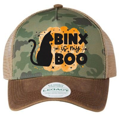 Binx Is My Boo Halloween Cat Scary Holiday Horror Night Legacy Tie Dye Trucker Hat