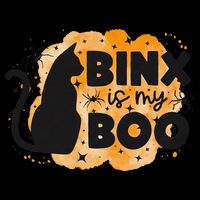 Binx Is My Boo Halloween Cat Scary Holiday Horror Night Cooling Performance Crew T-Shirt