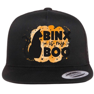 Binx Is My Boo Halloween Cat Scary Holiday Horror Night Flatbill Hat