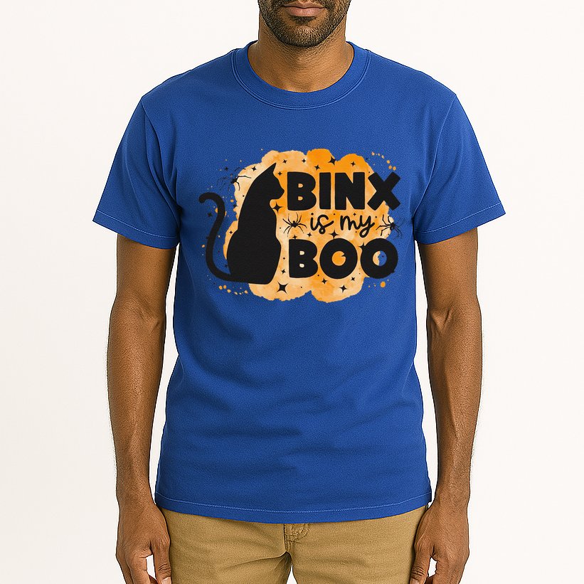 Binx Is My Boo Halloween Cat Scary Holiday Horror Night Tall T-Shirt