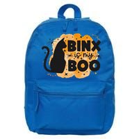 Binx Is My Boo Halloween Cat Scary Holiday Horror Night 16 in Basic Backpack