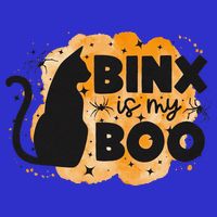 Binx Is My Boo Halloween Cat Scary Holiday Horror Night 16 in Basic Backpack