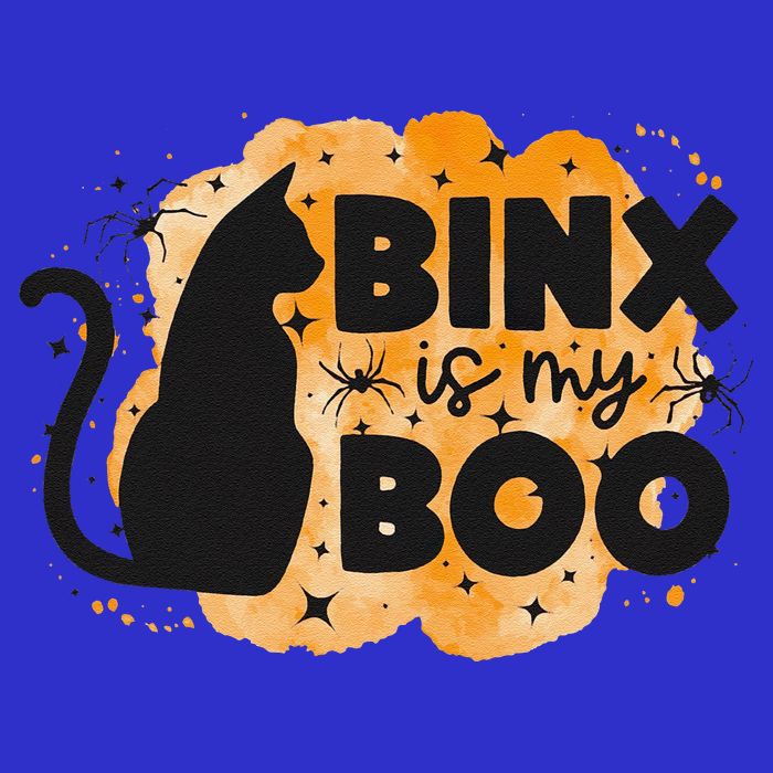 Binx Is My Boo Halloween Cat Scary Holiday Horror Night 16 in Basic Backpack