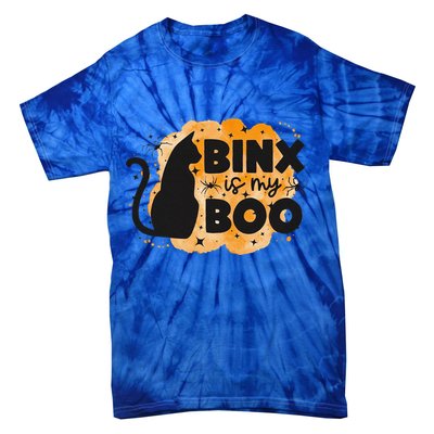 Binx Is My Boo Halloween Cat Scary Holiday Horror Night Tie-Dye T-Shirt