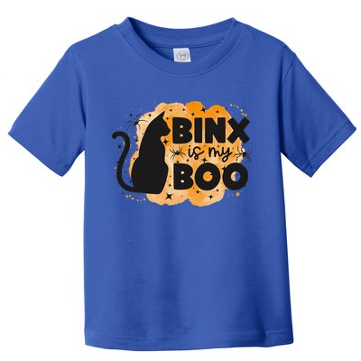 Binx Is My Boo Halloween Cat Scary Holiday Horror Night Toddler T-Shirt