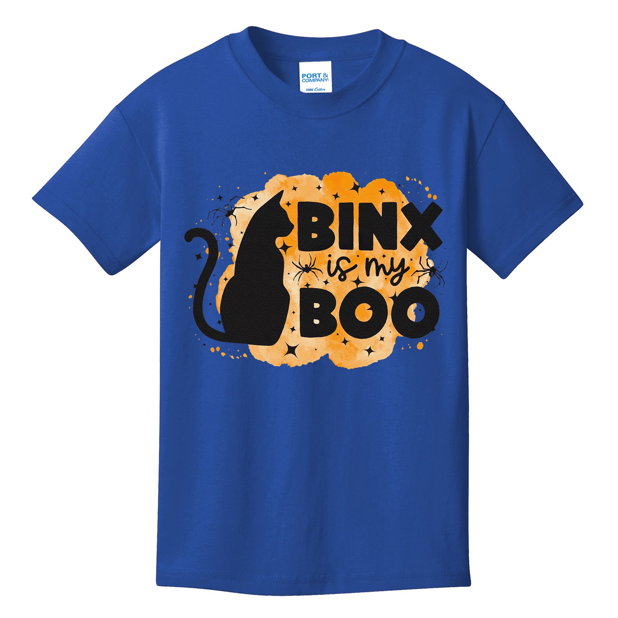 Binx Is My Boo Halloween Cat Scary Holiday Horror Night Kids T-Shirt