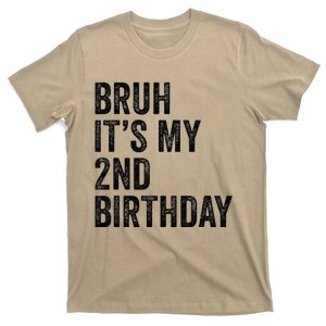 Bruh Its My 2nd Birthday 2 Years Old Second Birthday T-Shirt