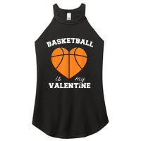 Basketball Is My Valentine Women's Perfect Tri Rocker Tank