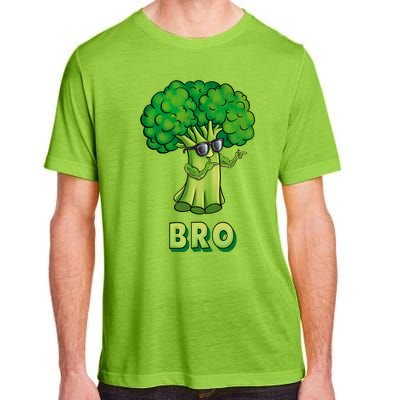 Broccoli Is My Bro Fitness Veggie Power Vegan Bro Gift Adult ChromaSoft Performance T-Shirt