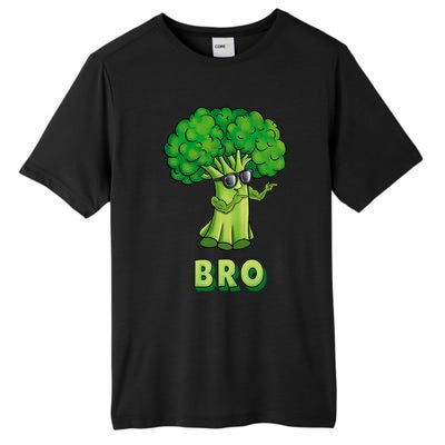 Broccoli Is My Bro Fitness Veggie Power Vegan Bro Gift Tall Fusion ChromaSoft Performance T-Shirt