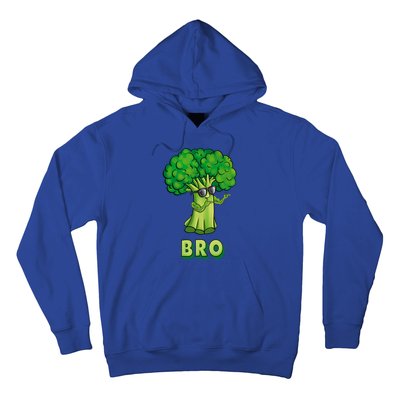 Broccoli Is My Bro Fitness Veggie Power Vegan Bro Gift Hoodie