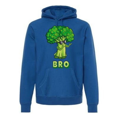 Broccoli Is My Bro Fitness Veggie Power Vegan Bro Gift Premium Hoodie