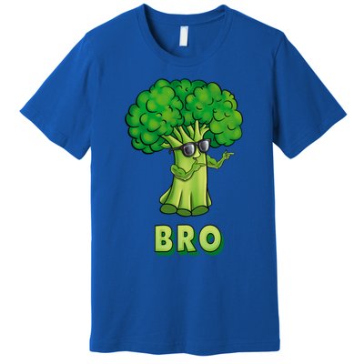 Broccoli Is My Bro Fitness Veggie Power Vegan Bro Gift Premium T-Shirt