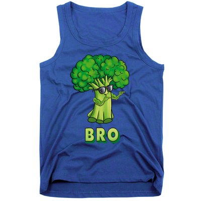 Broccoli Is My Bro Fitness Veggie Power Vegan Bro Gift Tank Top