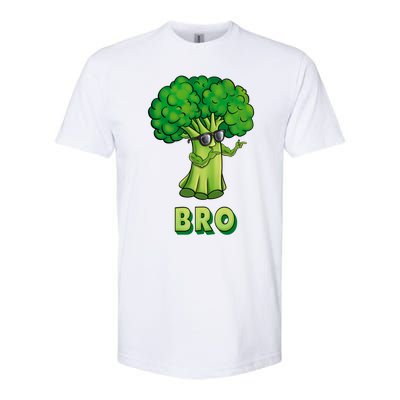 Broccoli Is My Bro Fitness Veggie Power Vegan Bro Gift Softstyle® CVC T-Shirt