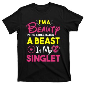 Beast In My Singlet Funny Wrestling T-Shirt