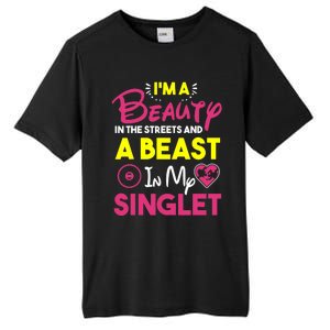 Beast In My Singlet Funny Wrestling Tall Fusion ChromaSoft Performance T-Shirt