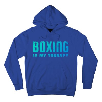 Boxing Is My Therapy Boxer Cool Gift Hoodie