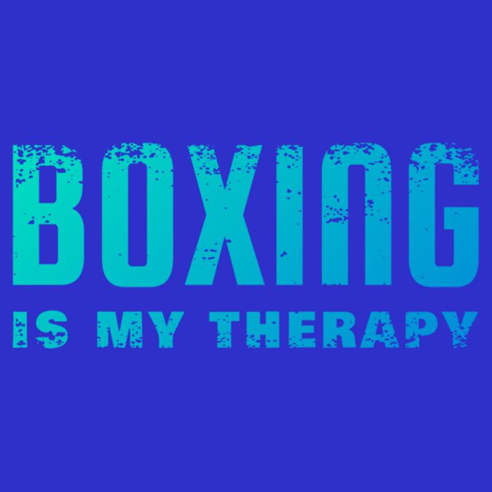 Boxing Is My Therapy Boxer Cool Gift T-Shirt