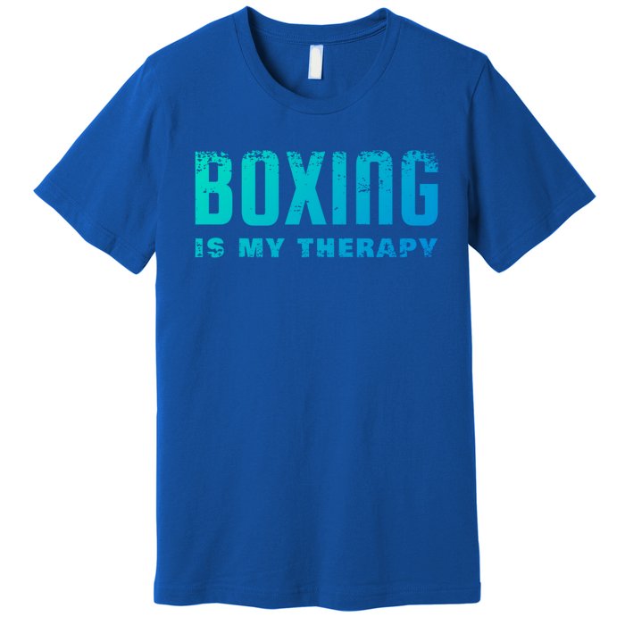 Boxing Is My Therapy Boxer Cool Gift Premium T-Shirt