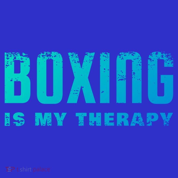 Boxing Is My Therapy Boxer Cool Gift Tank Top