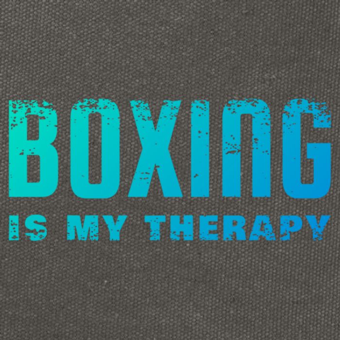 Boxing Is My Therapy Boxer Cool Gift Cotton Canvas Backpack